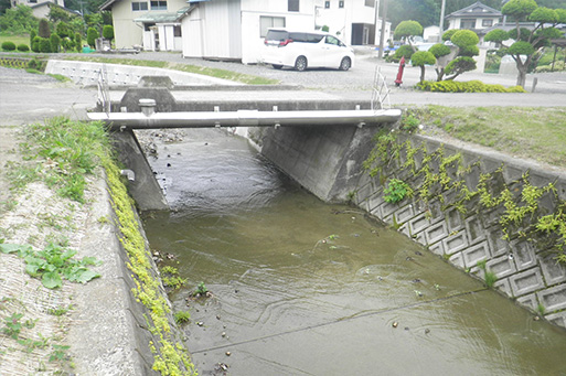 二級河川谷地中川筋こだま橋上地区河川災害復旧(1災92号・93号・94号)工事