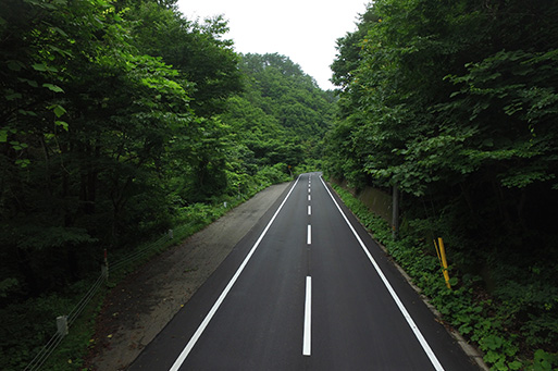 主要地方道岩泉平井賀普代線黒崎地区道路舗装補修