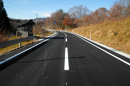 一般県道普代小屋瀬線芦渡の2地区道路舗装工事